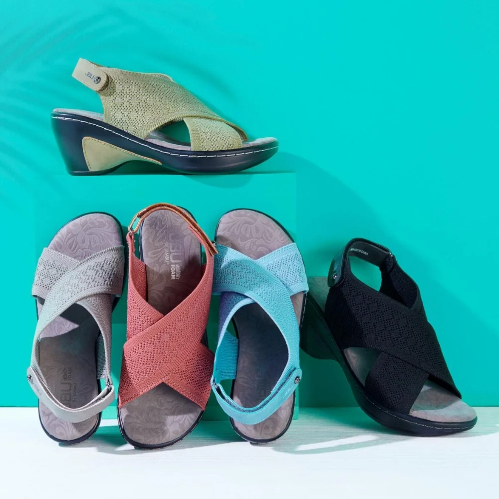 JBU Jambu Alyssa dressy Wedge Heel Sandal scomfortable velcr…_5